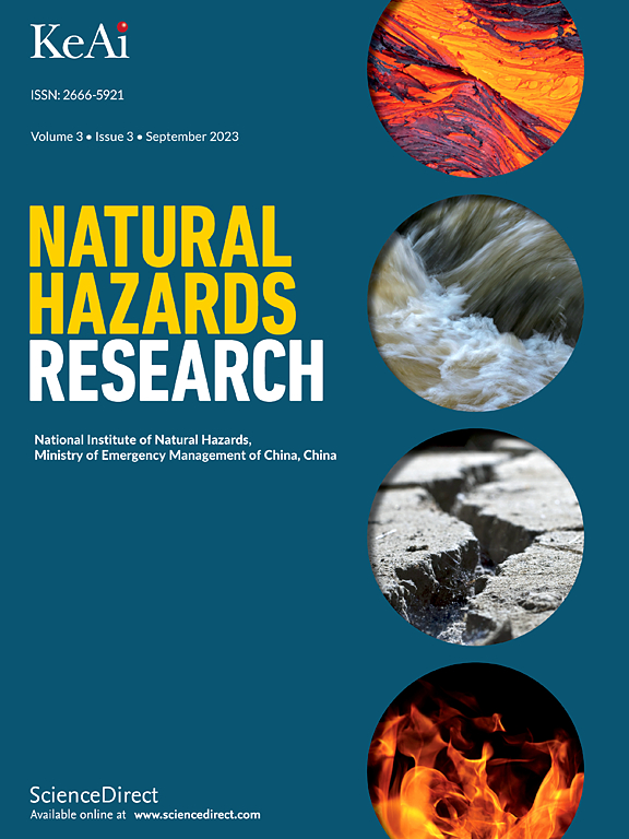Go to journal home page - Natural Hazards Research